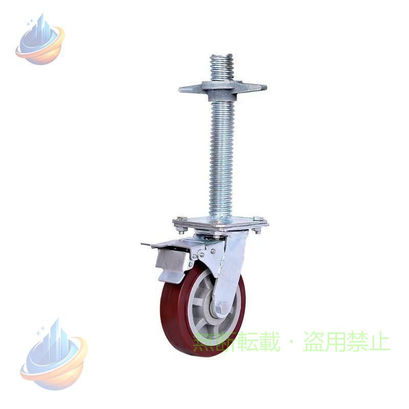 【商品概要】 耐摩耗性、耐圧性、硬さ、耐久性に優れた高品質のナイロン製キャスター。ホイールが厚く幅広になっているため、ホイールあたり 500 kg の高い耐荷重があります。 スピンドル直径3cm。スピンドルの移動量は 25 cm、高さ調節可能で、平らでない地面でも使用できます。 ホコリや絡まりから保護するダストリング付きキャスター。 ブレーキ機能付きユニバーサルキャスター、走行および回転方向ブレーキ。足場を所定の位置にしっかりと保持します 足場、引き戸、トロリー、ガレージ、農場など用のスチール製車軸付き 150 mm ナイロン キャスター。 【商品説明】 幅広いメーカー向けの頑丈な足場ジンバル&amp;amp;amp;amp;lt;br/&amp;amp;amp;amp;gt;スチール スピンドル付きの 150 mm ナイロン製足場キャスターは、あらゆるローリングおよび屋内足場タワーを理想的に補完します。&amp;amp;amp;amp;lt;br/&amp;amp;amp;amp;gt;&amp;amp;amp;amp;lt;br/&amp;amp;amp;amp;gt;スチール製スピンドルにより、凹凸やわずかな