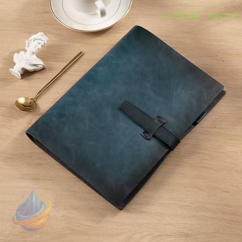 【期間限定5％OFFクーポン】システム手帳 A5 6穴 高級 レザーカバー ミニ 手帳カバ...