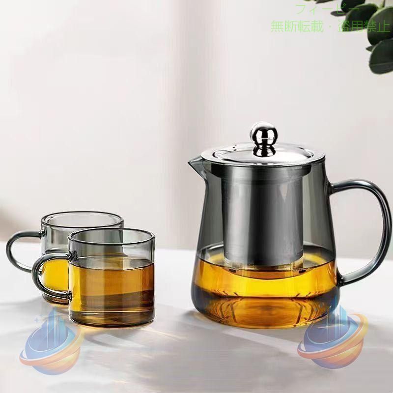 【容量*セット内容】 450ml 650ml 扱いやすいシンプルなデザインのティーポットです。 お手入れがとても楽です。また、食洗器にも対応しています。 ガラス製のハンドルはしっかりと握ることができ、 従来のガラス器の繊細なイメージを変えるおおらかな使い心地です。 おいしいお茶を気軽に楽しみたい方におすすめです。 カップやジャグの透明感はドリンクを美しく透かし、茶葉がゆっくりと開く様子などをじっくりと眺めて愉しむことができます。 キーワード検索： 茶急須 癒し ガラスポット 耐熱ガラス 茶漉し付き コーヒーポット 紅茶ポット 茶器 洗いやすい ガラスティーポット おしゃれ 透明 ガラス急須 ティーポット 紅茶 緑茶 多機能 リーフティーポット 冷水筒 リーフティー ガラス製 急須 茶こし付き 蓋付きガラス かわいい お洒落 やかん お茶用品 ガラス茶器ハーブティー 中国茶 工芸茶 ティーウェア 耐熱ガラスティーポット 蓋付き 麦茶ポット耐熱 取手ティーポット 耐熱 水 冷蔵庫