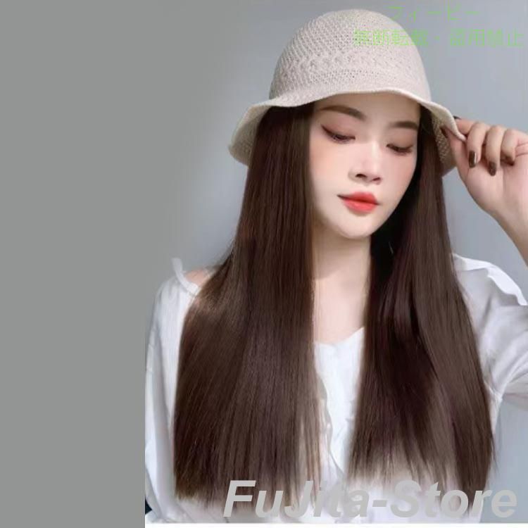 【期間限定300円OFFクーポン】帽子 ウィッグ付き かつら ボブ かつら付き 帽子ウィ...