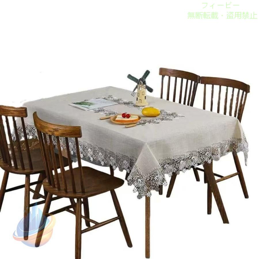 樂天商城 - 刺繍レース テーブルクロス 正方形 北欧 食卓テーブルクロス 透かし花柄ゾンチーテーブルクロス‐正方形 北欧風 サイドテーブル 丸テーブル マルチカバー