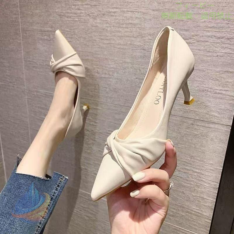 Rakuten - レディース パンプス 春 痛くない 歩きやすい 走れる 楽 疲れない 黒ゾンチー結婚式 オフィス 靴 シューズ ブラック ベージュ 疲れにくい 滑りにくい 普段使い