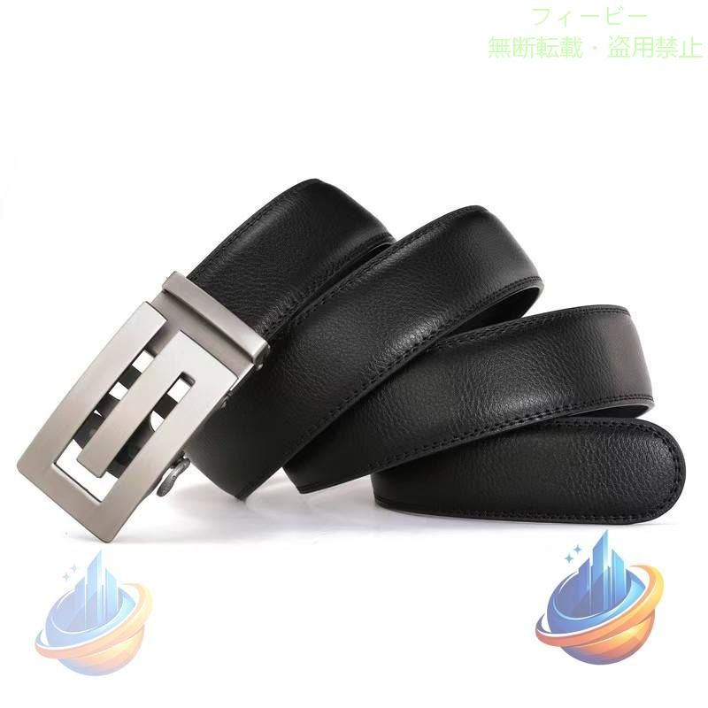 【期間限定300円OFFクーポン】ゴルフ ベルト メンズ オートロック 無段階 ビジネス...