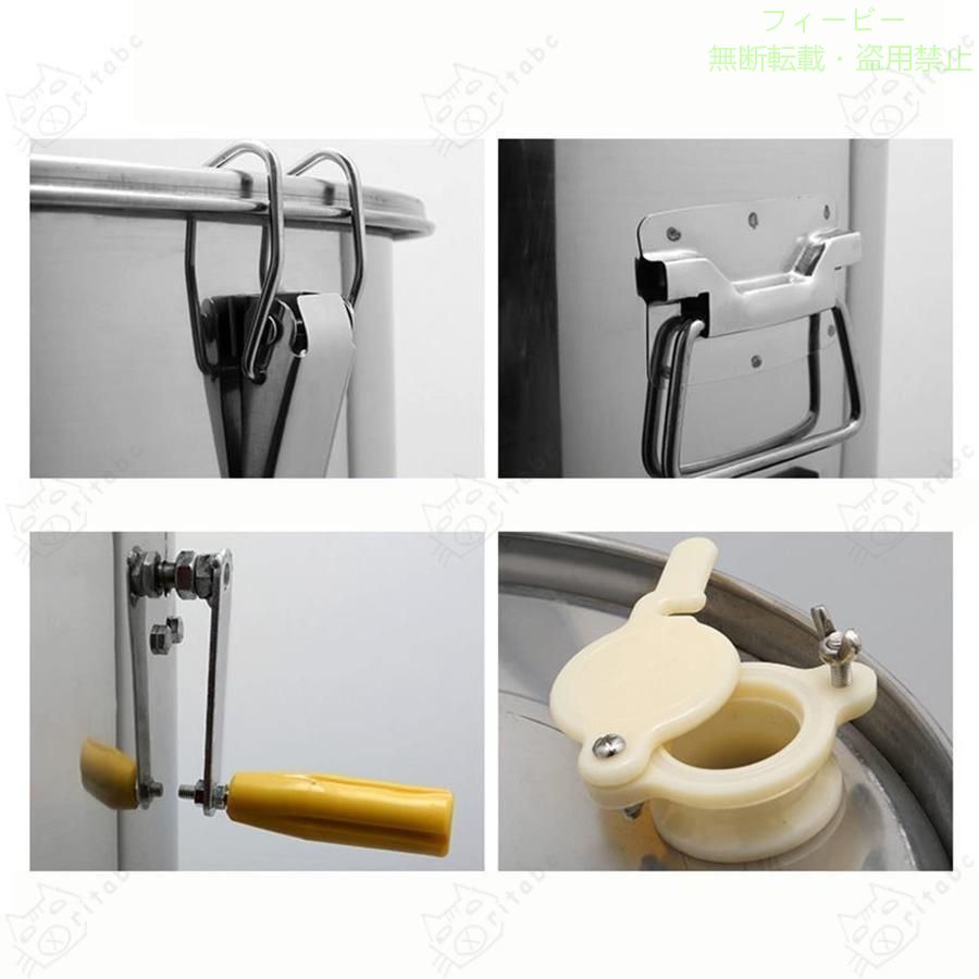 【期間限定2000円OFFクーポン】蜂蜜分離器養蜂器具ステンレス鋼養蜂分離機2フレー...