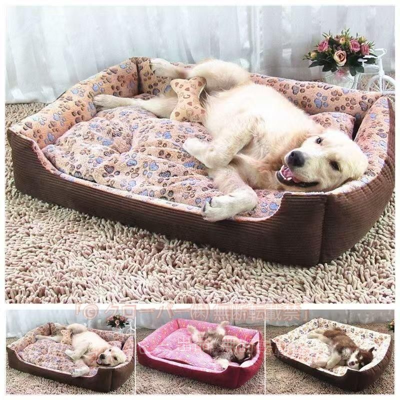 【期間限定300円OFFクーポン】ペットベッド 暖かい 大型犬 室内 柔らかい 犬ベッド...