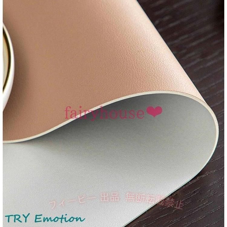 【期間限定800円OFFクーポン】両面使える テーブルクロス 撥水 おしゃれ PU生地 北欧 テーブルマットゾンチー食卓デスクマット ダイニングテーブルマット 撥油 耐熱 汚れ防止 防水 高級感 [3]