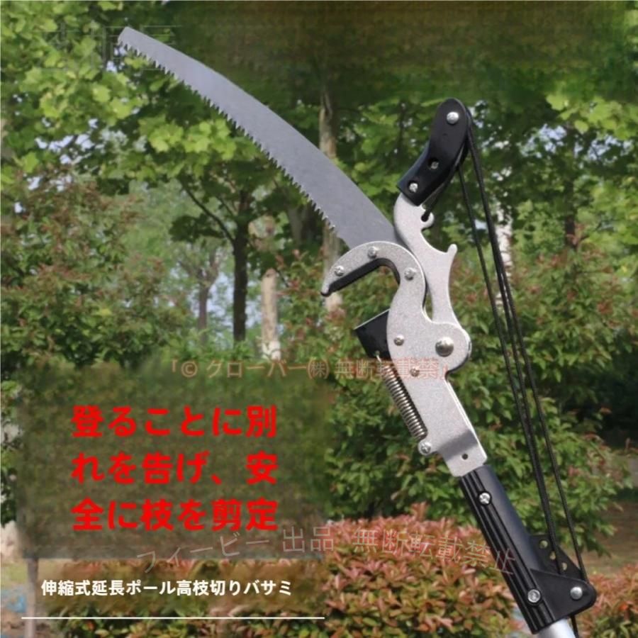 【期間限定300円OFFクーポン】高枝切りバサミ 高枝切鋏 剪定鋏 高枝切り鋏 高枝き...