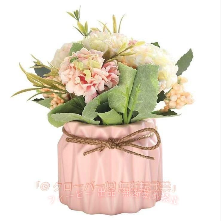 【期間限定5％OFFクーポン】母の日 造花 インテリア 仏花 プレゼント ギフト 引越し祝い 結婚祝いゾンチー退職祝い 花瓶付き フラワーアレンジメント ブーケ パーツ 大きい おしゃれ