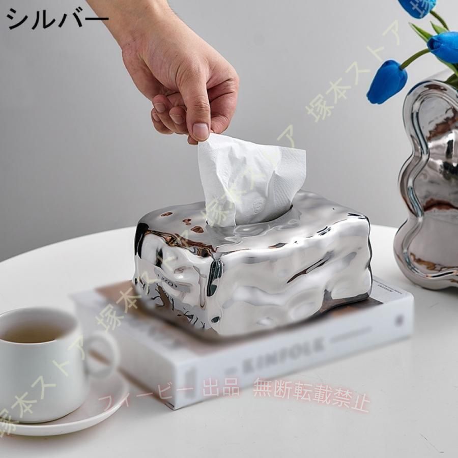【期間限定500円OFFクーポン】ペーパータオルホルダー 長方形 シンプル デスク モダン 台所 おしゃれゾンチー 北欧 セラミック カバー リビングルーム 片付け 便利グッズ 家庭用 キッチン用品 [3]