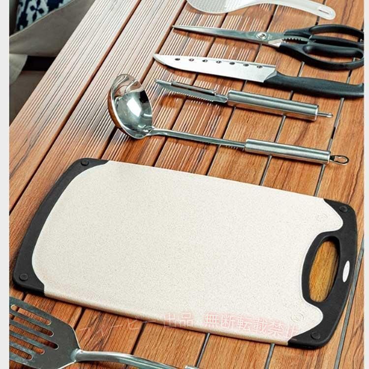 【期間限定300円OFFクーポン】便利グッズ キッチンセット まな板 コンパクト アウトドアゾンチー キャンプ用品 8点セット 包丁 ハサミ おたま フライ返し キャンプ用 家庭用 キッチン用品 phoebehou-10072108 フィービー サンプル画像3