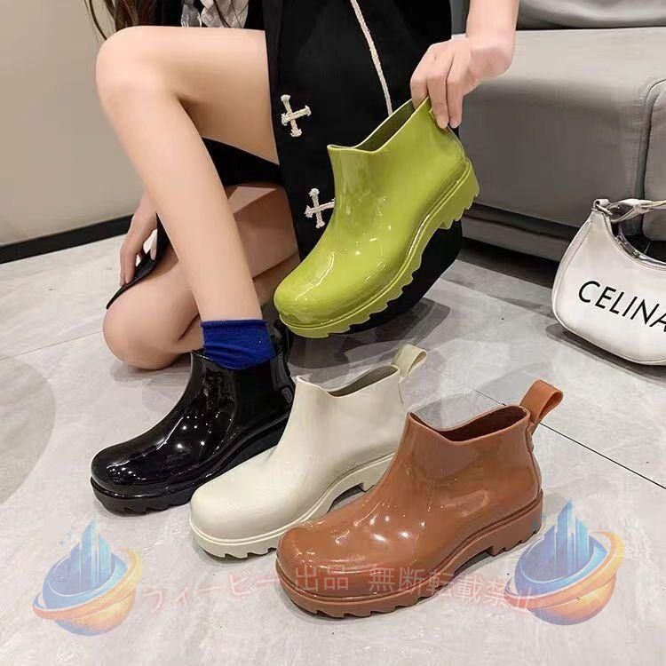 【期間限定300円OFFクーポン】雨靴ミドル丈レインシューズレインブーツ長靴農作業...
