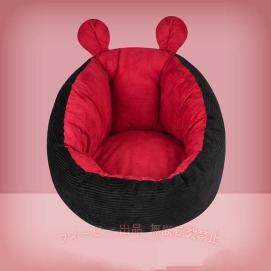 フィービーの【期間限定5％OFFクーポン】ペットベッド Mサイズ クッション 猫 ベッド 犬猫用 小型犬 寝床 猫ゾンチー ふかふか 通年タイプ 大人気 猫ハウス 防寒 クッション キャットハウス 寝具｜アングル3
