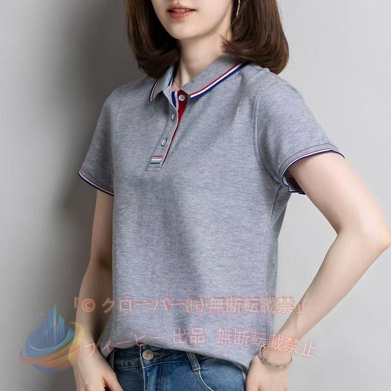 【期間限定300円OFFクーポン】ポロシャツ 半袖シャツ ゴルフシャツ ゴルフポロ レディース スポーツウエアゾンチー半袖 薄手 おしゃれ 大きいサイズ スリム 細身 ス クールビズ 体型カバー