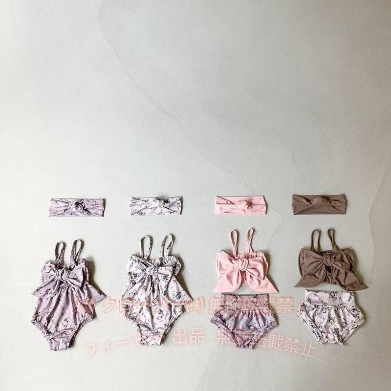 【期間限定5％OFFクーポン】水着 女の子 ベビー水着 女児 ワンピース セパレーツ 子供用 こども みずぎゾンチーかわいい 赤ちゃん70 80 90 100 110 120 レッスン 体型カバー 上品 大人