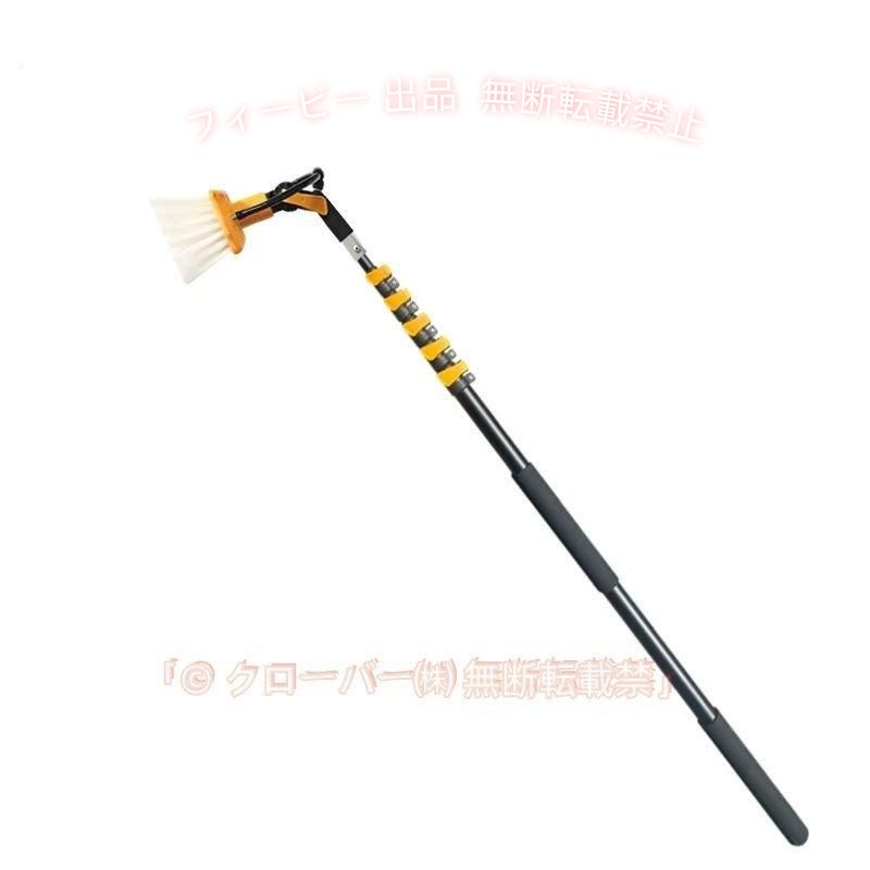 【期間限定2000円OFFクーポン】高所掃除ブラシ 外壁掃除 3.6m~9m 給水伸縮ブラシ35Cmブラシヘッド 窓ガラスゾンチー壁掃除 高所ワイパー 業務用 超ロングポール 取り外しが簡単 多用途