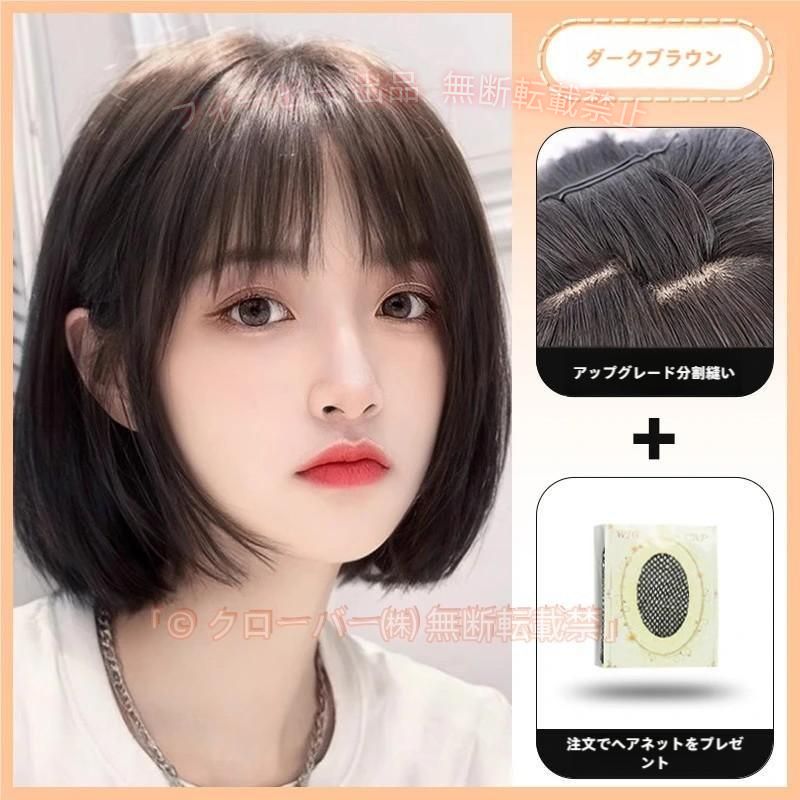 【期間限定300円OFFクーポン】人毛100％ ウィッグレディース 女性 かつら ショート...