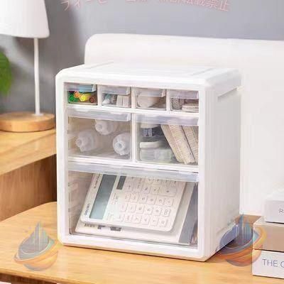 【期間限定5％OFFクーポン】卓上小物収納ボックス収納ケース仕切りデザイン引き出し小物入れ卓上透明収ゾンチー クス卓上ケース小物引き出し小物収納ボックス透明卓上文房具化粧 インテリア