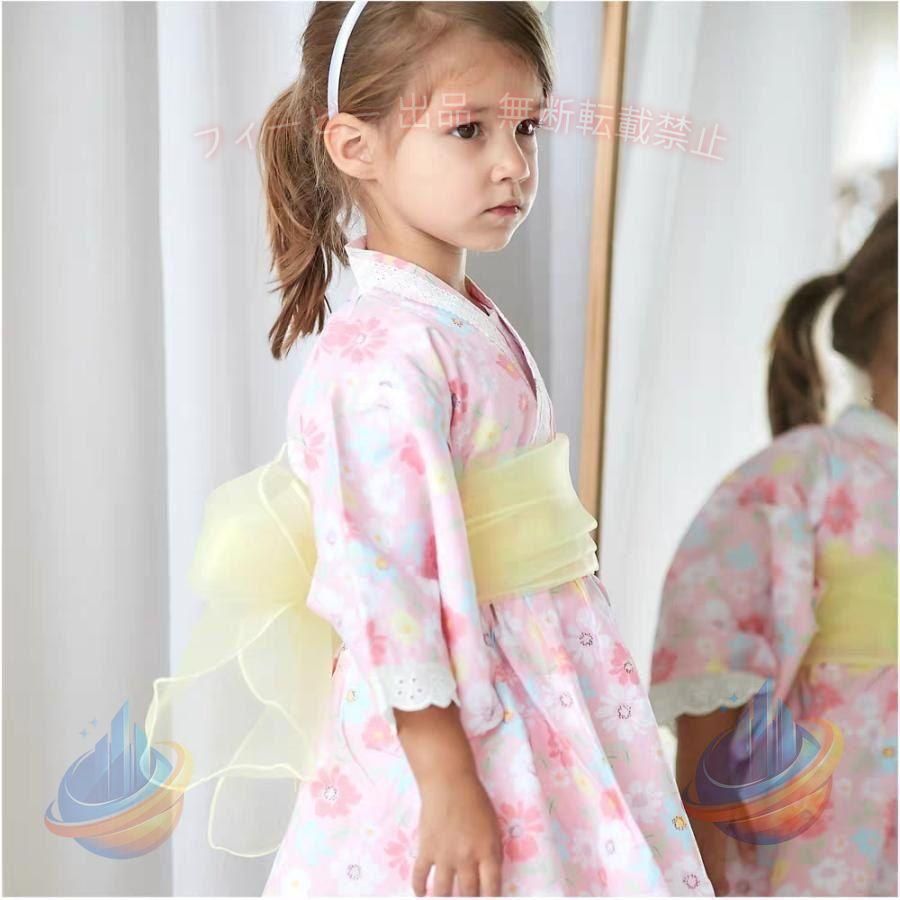 【期間限定5％OFFクーポン】浴衣子供セパレートワンピース子ども服ベビー服キッズゾンチー 子供浴衣ゆかた浴衣ドレスパジャマ可愛いおしゃれ着物8柄5サイズ 通勤 通学 大人 きれいめ