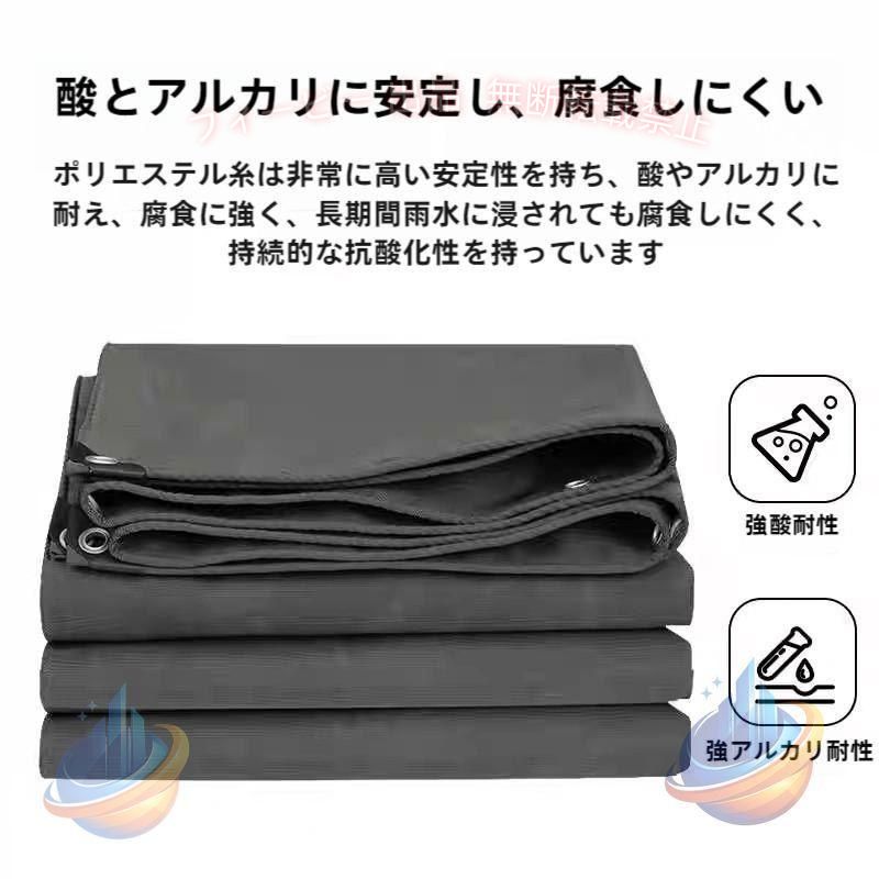 【商品詳細】 材質：キャンバスオックスフォード サイズ：2M*2M（実際サイズ1.9M*1.9M） ※多少の誤差があります。ご了承ください。 ●シートは完全防水加工施しており、強度も抜群です。 ●走行中の荷崩れや飛散を防止します。 ●ポリエステル製生地に防水加工を施しており、雨風を防ぎます。 ●埃や泥、害虫、害鳥などによる汚や直射日光などから大切なお荷物を守ります。 ●軽四から2t、4t、10t、トレーラーシャーシ、平シートタイプと鳥居掛けタイプまで幅広く取り揃えております。 ●ご希望のサイズが無い場合は、別注にて製作することも可能です。お気軽にご相談ください ●最大の柔軟性と強度を実現する高密度織上層、耐候性と耐水性を実現する低密度強化ラミネートバッキング ●強化されたコーナー：最適な安定性と引き裂き抵抗のためにポリロープが裾の周りに縫われている100cmごとと各コーナーに防錆アルミ製アイレット。 ●全天候用：腐敗防止、防水、収縮防止、紫外線安定剤を使用しています。氷点下の冬の気温や猛暑の夏を含むあらゆる耐候性を考慮して設計されているので、屋根のカバ