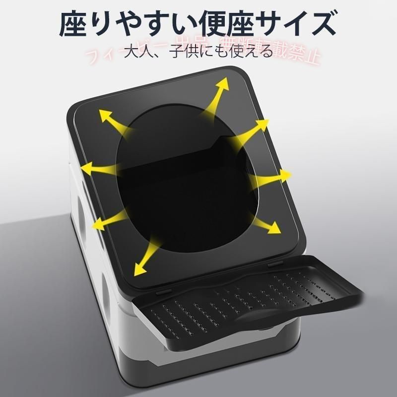 【期間限定5％OFFクーポン】簡易トイレ折りたたみトイレ防災車介護非常用グッズポ...