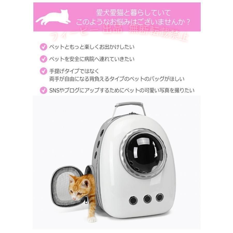【期間限定300円OFFクーポン】ペットバッグ ペット用キャリーバッグ 宇宙船カプセ...