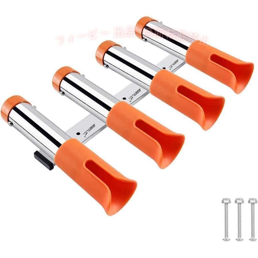 【期間限定500円OFFクーポン】2 3 4連釣りロッドホルダー 船用釣竿ホルダー ステン...