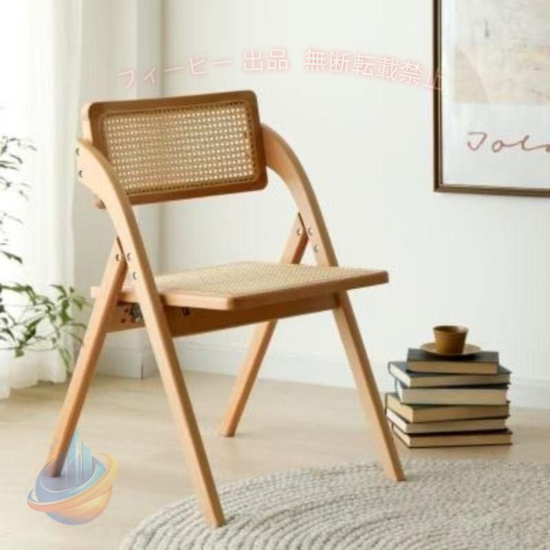 【商品詳細】 ・サイズ：出品画像をご参照ください。 ・素材：天然木(ラバーウッド)、ラタン ・表面加工：ラッカー塗装 ・耐荷重：約80kg ・組立：無し（完成品） ※採寸方法違いより、多少の誤差がございますので、ご了承ください ※撮影状況や光の当たり具合、ご覧になる環境（PCのモニタやスマホの画面）などにより、色合いが異なって見える場合がありますのでご了承ください。 ※輸送中に荷物が衝突し、少し擦り傷が発生する可能性がございます。予めご了承ください。