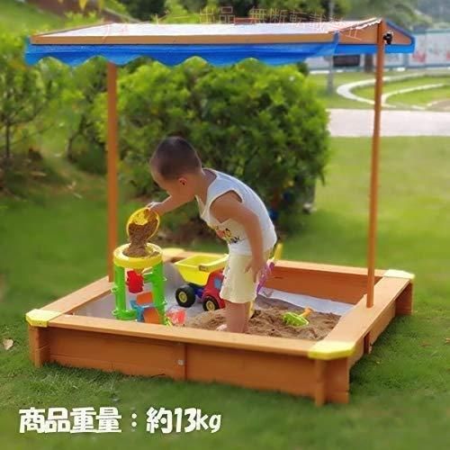 フィービーの【期間限定2000円OFFクーポン】砂場砂場セット屋根付き家庭用庭遊具砂あそびおもちゃ付き便利ゾンチー実用的プレゼント新生活多用途人気使いやすい省スペースギフト便利グッズ｜アングル3
