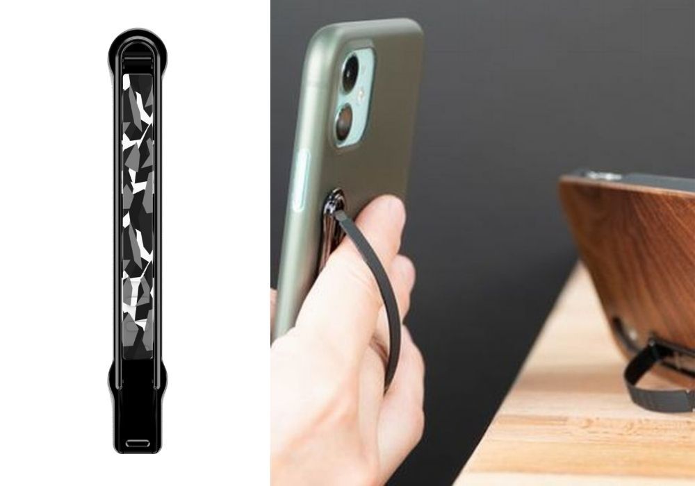 SleekStrip ベース:ブラック/グリップ:カモフラージュ