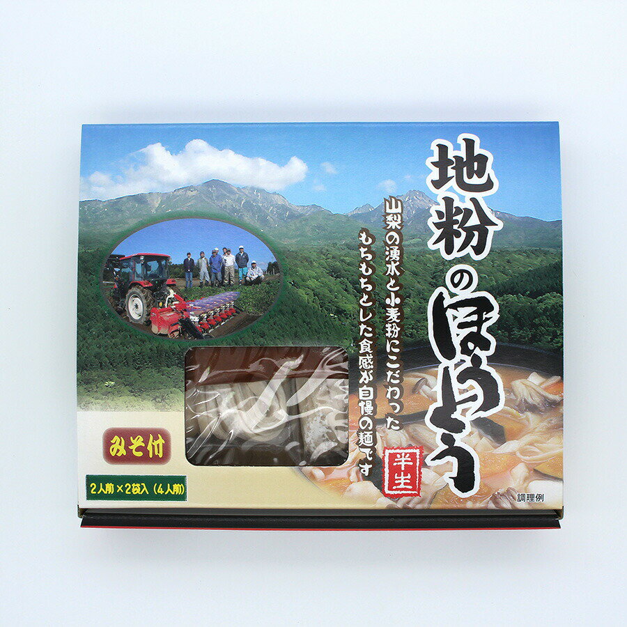 地粉のほうとう 中央物産 山梨県 ご当地商品 富士山 山梨 お土産 お歳暮 ギフト プレゼント