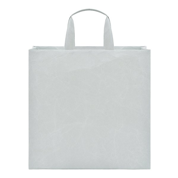 送料無料＼割引クーポン配布／SIWA 紙和 バッグ スクエア M グレー メンズ レディース兼用 防水 強化和紙 大直 おしゃれ 山梨 富士山 お土産 お歳暮 お中元 母の日 ギフト プレゼント 誕プレ 市川三郷 西島和紙 和紙 和紙の里 伝統工芸 工芸品 お祝い かばん