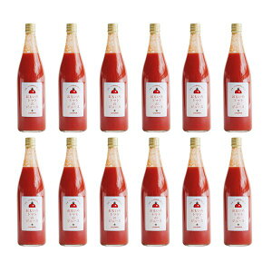 送料無料 \割引クーポン配布/おもいろトマトのトマトジュース 720ml 12本 LYCOPER リコペル 100%果汁 ジュース 山梨 富士山 お土産 買い忘れ お歳暮 お中元 母の日 贈答 贈り物 手土産 ギフト プレゼント グルメ 国産 日本 北杜市 食塩不使用 糖類不使用 無添加 明野村