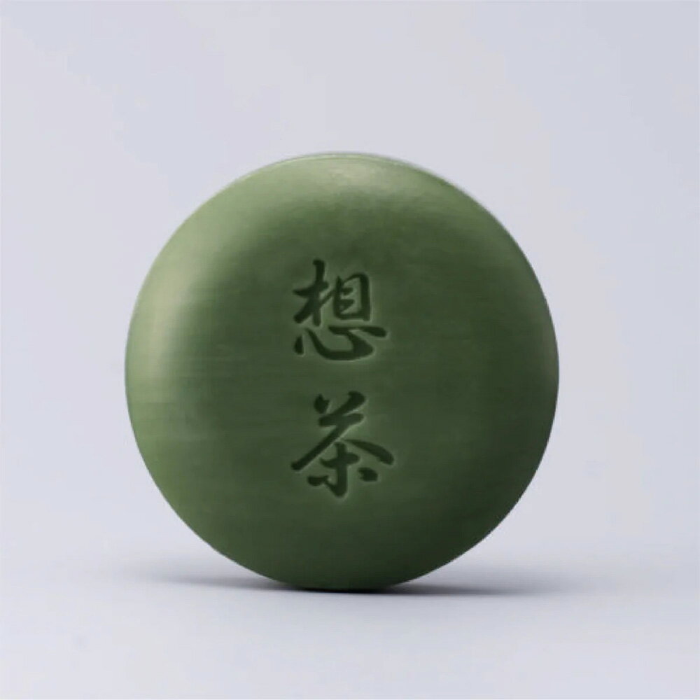 ＼割引クーポン配布／想茶石鹸 100g 1箱 緑茶石鹸 お茶 麦飯石超微粒子 無防腐剤 天然植物油脂100％ 保湿 カテキン ビタミンC サポニン コラーゲン ヒアルロン酸 オウゴンエキス アロエベラ葉エキス ヨクイニンエキス ソウハクヒエキス 日本製 小麦由来成分未使用