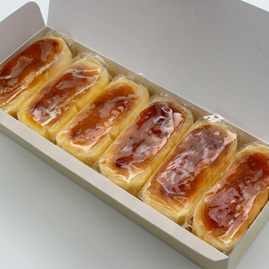 富士の国やまなし特産品の＼割引クーポン配布／半熟チーズケーキ 6個 1箱 生ケーキ 生チーズ 老舗菓子 半生 ならや お取り寄せ 山梨県 ご当地商品 富士山 スイーツ お土産 お歳暮 お中元 母の日 ギフト プレゼント 生チョコ 都留市 人気 ワイン マリアージュ つまみ スフレ ペアリング｜アングル2