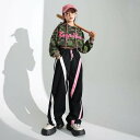 子供 ダンス 衣装 ストリート ヒップホップ ジャケット タンクトップ パンツ ダンス衣装 キッズ ヒップホップ カーゴパンツ 子供服 スポーツウェア ジャージ...