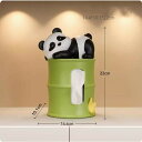 ティッシュケース パンダティッシュ箱 可愛い 動物 テッシュケース パンダグッズ プレゼント おしゃれ 置物 卓上置物 北欧 玄関 室内 インテリア 雑貨 贈り物