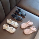 【楽天ス-パ-SALE】子供サンダル 女の子 サンダル 女児 サンダル つま先あり お出かけ プリンセスシューズ 子供シューズ 子供用サンダル 子供靴 子供 シ...