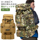 登山 リュック 大容量 80L アウトドアバッグ 登山ミリタリー 登山用バッグ リュックサック 大容量 山登り 避難バッグ PC収納 ユニセックス 防災 防水 ...