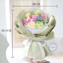 ソープフラワー 造花 ソープ フラワー 敬老の日 花束 かわいい 母の日 誕生日 ギフト 女性 バラ 姫系 シャボンフ アクリル バルーン ブーケ