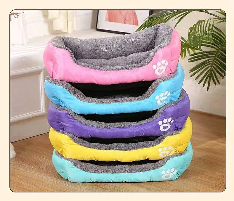猫用冬暖ベッド・四季通用犬用ベッド・冬用犬用敷布団・大中小犬種向けソファ型ペットベッド