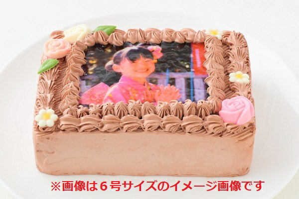 写真ケーキ 写真ケーキ フォト プレート 付き プリント 画像 誕生日 バースデー 記念日 お祝い 還暦 敬老の日 誕生日 チョコ 送料無料