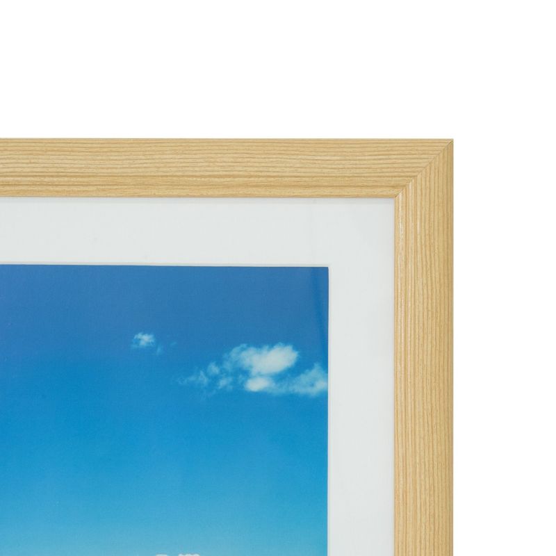 【ポイント10倍】FUJICOLOR［フジカラー］額縁 YM-3 アクリル 木地 半切 木製 ベージュ