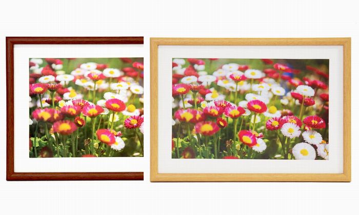 木製 フォトフレーム M20/M21 サイズ ワイド6切 ワイド六つ切り ワイド六切り 額縁 壁掛け 軽量 軽い ..