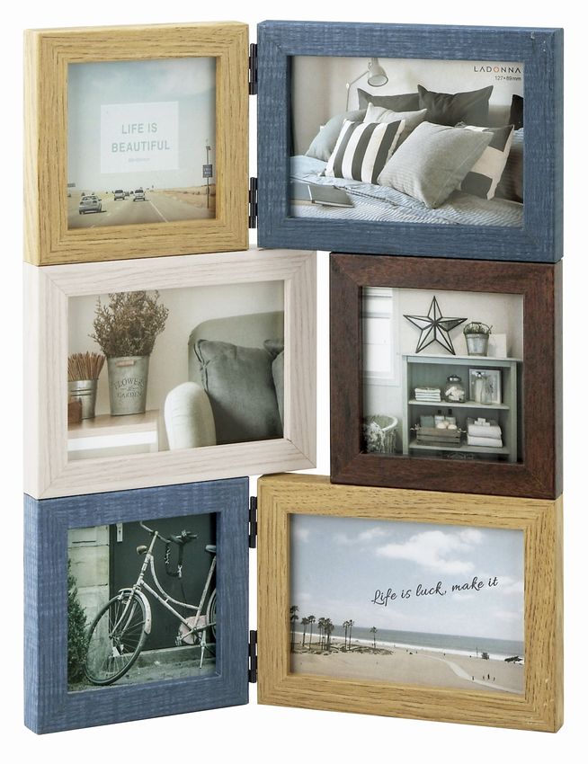 フォトフレーム ( L判 3枚 ミニサイズ 3枚 ) DF81-60 ラドンナ パーテーション カジュアル おしゃれ 正..