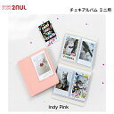 【アウトレット・訳あり品】チェキアルバム 2NUL INSTAX ALBUM MINI M チェキ ミニ用 アルバム(56枚収納+表紙1枚)Indi Pink おしゃれ ポップ かわいい 大 容量 収納