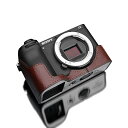 楽天フォトアクセサリーのポラリスGARIZ SONY ソニー α6700 用 本革カメラケース XS-CHA6700BR ブラウン