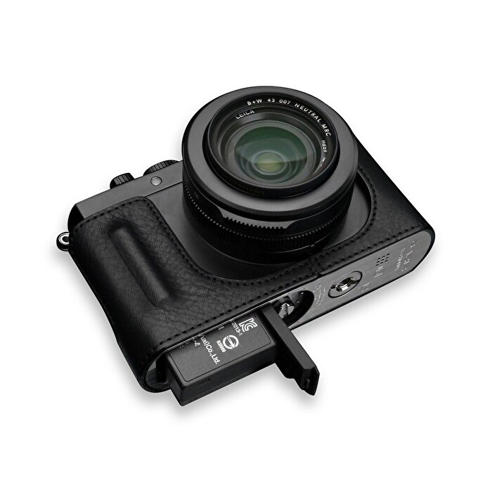 カメラケース GARIZ / ゲリズ Leica ライカ D-LUX (Typ109）用 本革 ケース Black ブラック HG-DLUXBK 正規輸入品