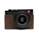 TP Original Leica ライカ Q2 用 ボディーハーフケース ダークブラウン