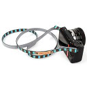 ★ポイント10倍★ネックストラップ paul frank / ポールフランク ミラーレスカメラ/ コンパクトデジカメ用 ストラップ Blue Stripe ブルー ストライプ柄 13PF-SN18(2)
