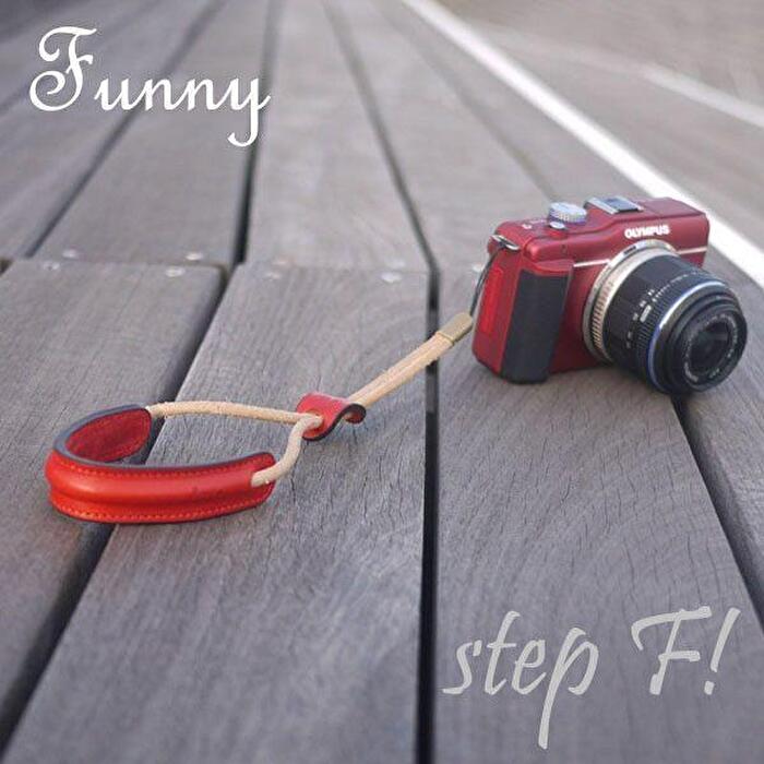 Funny饹ȥåstepF!LeatherWristStrapREå